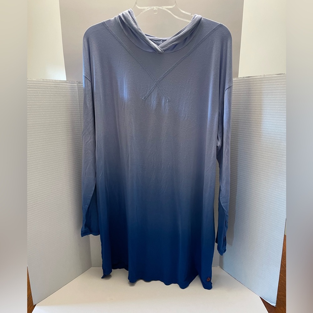 Livi Blue Hooded Top, Size 18-20